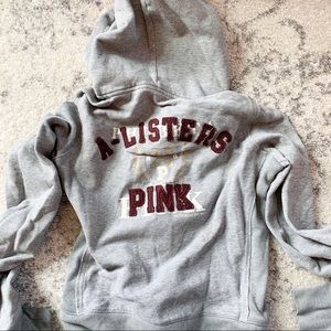 PINK zip hoodie